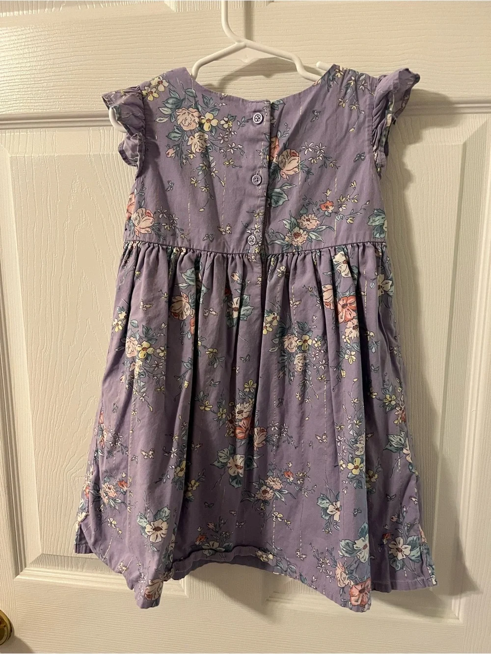 OshKosh B'gosh Lavender Floral Cotton Dress